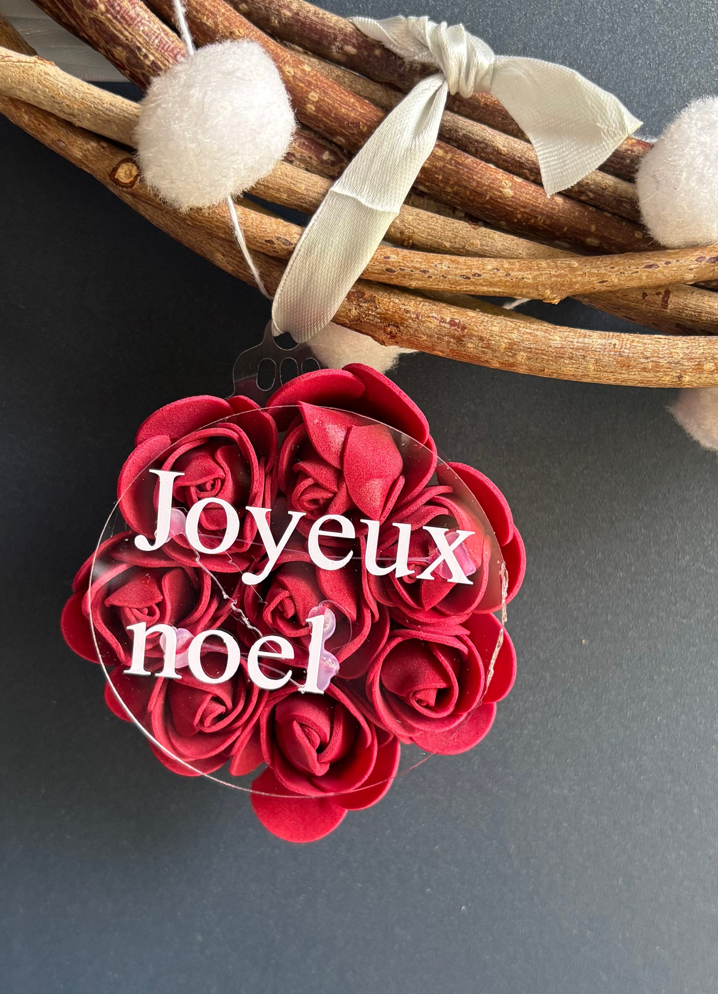 Boule personnalisée noël