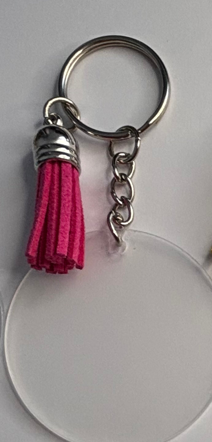 Porte clés avec pompon