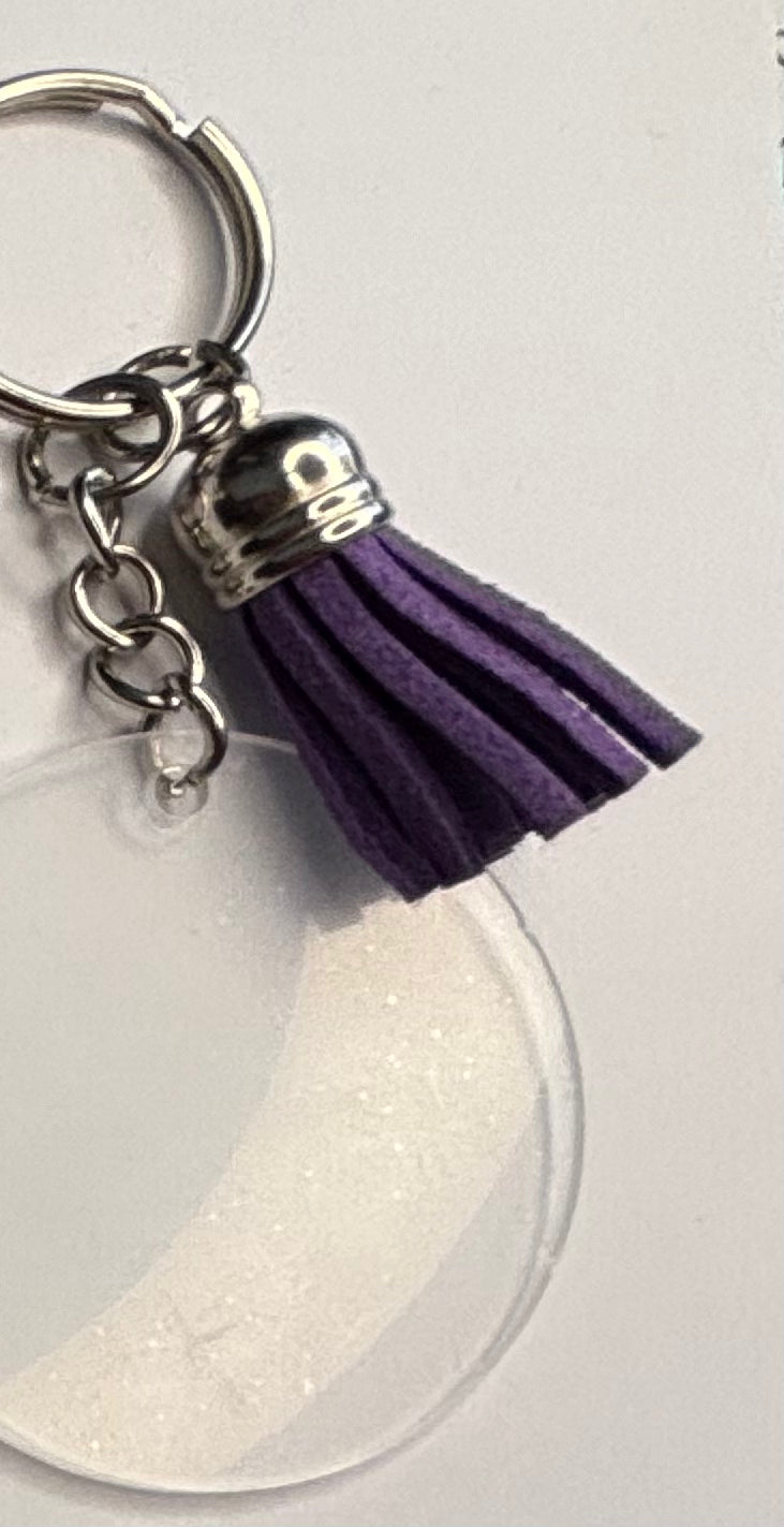 Porte clés avec pompon