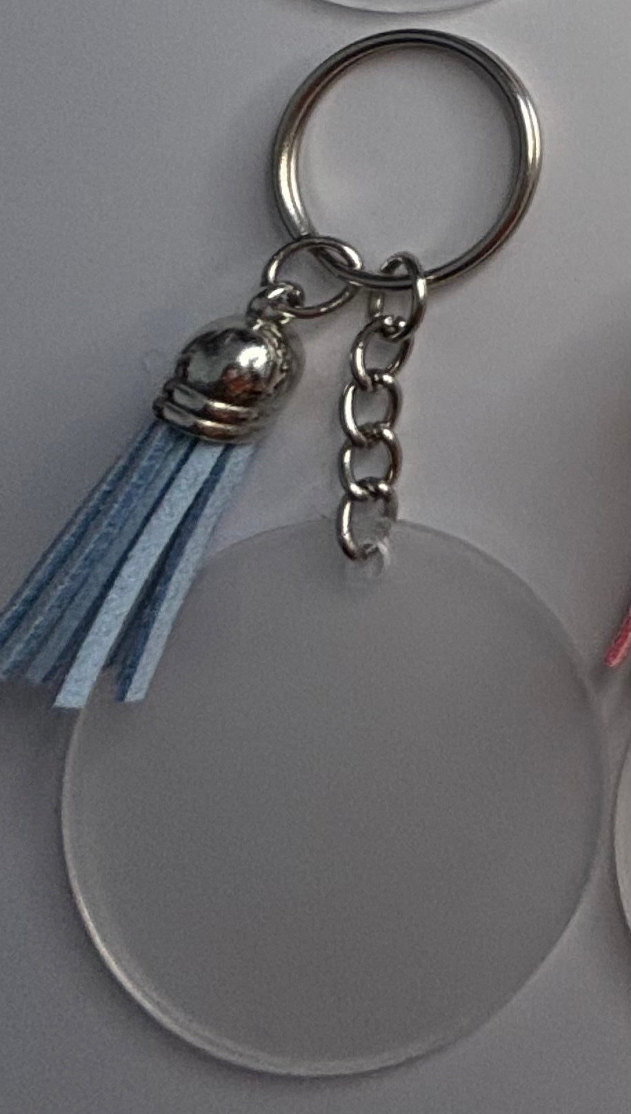 Porte clés avec pompon