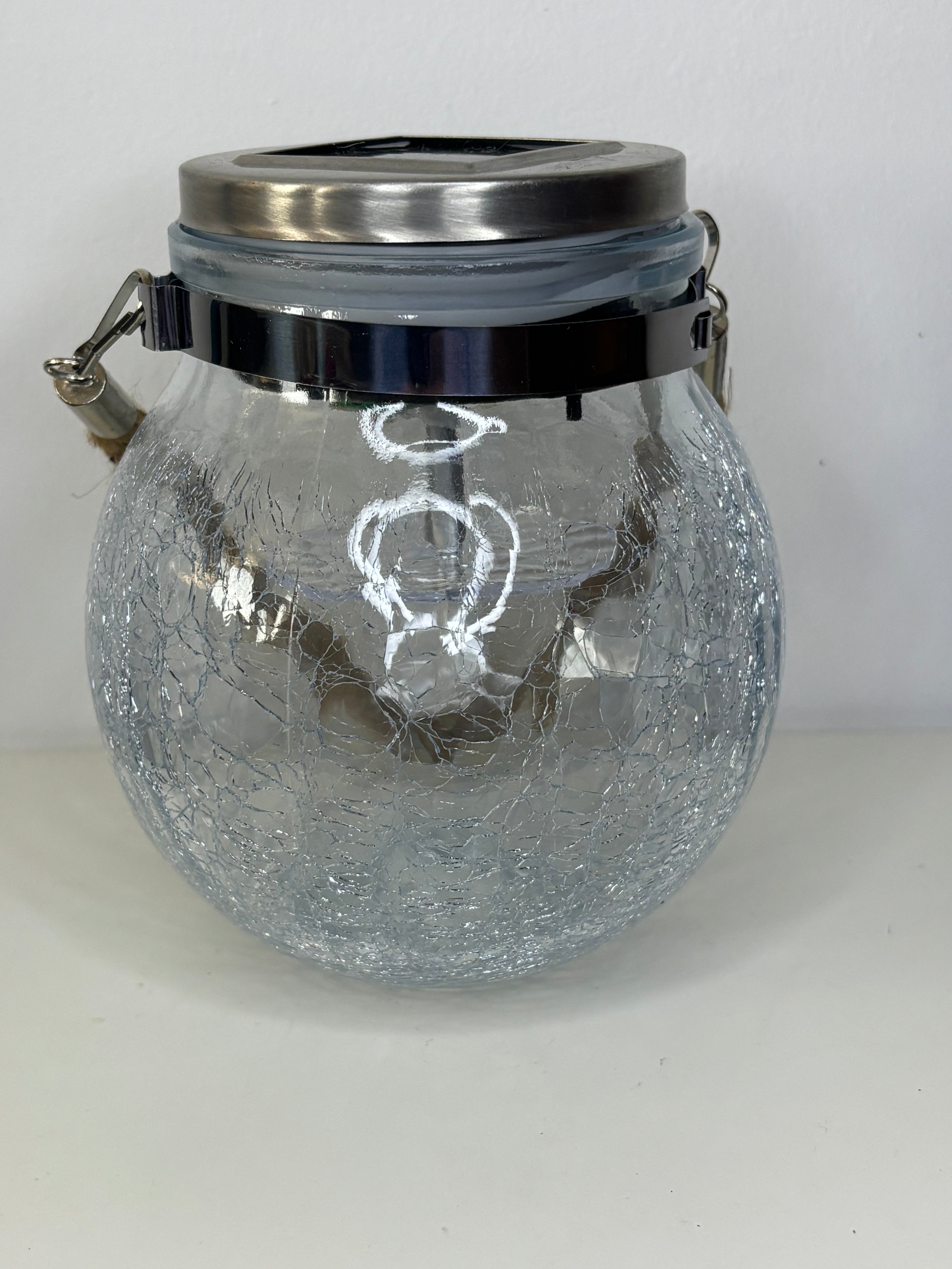 Lanterne boule en verre