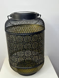 Lanterne ronde noir