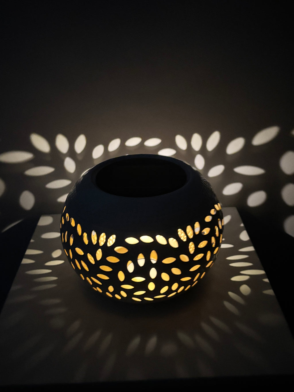 Lanterne blanche noir