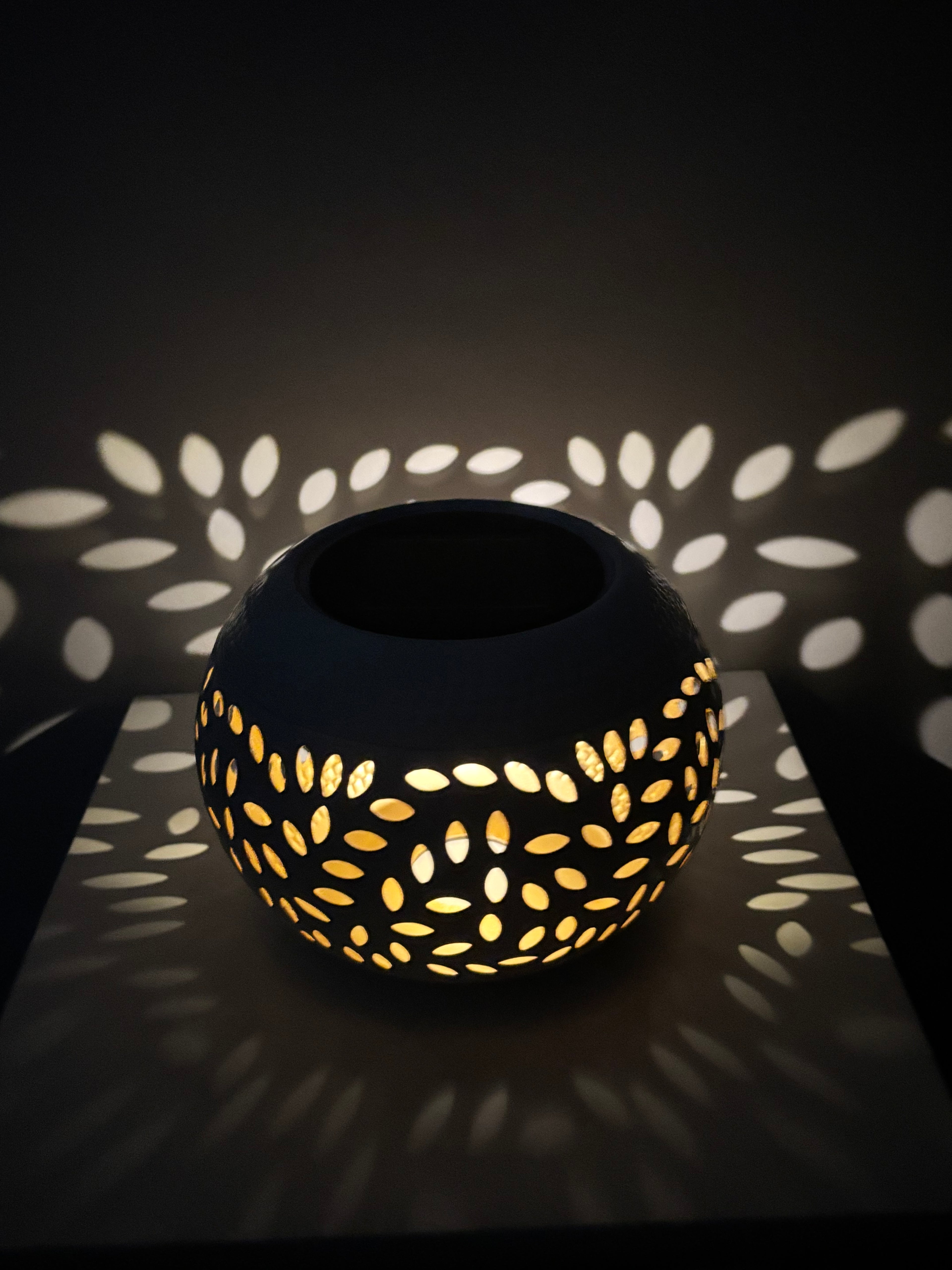 Lanterne blanche noir