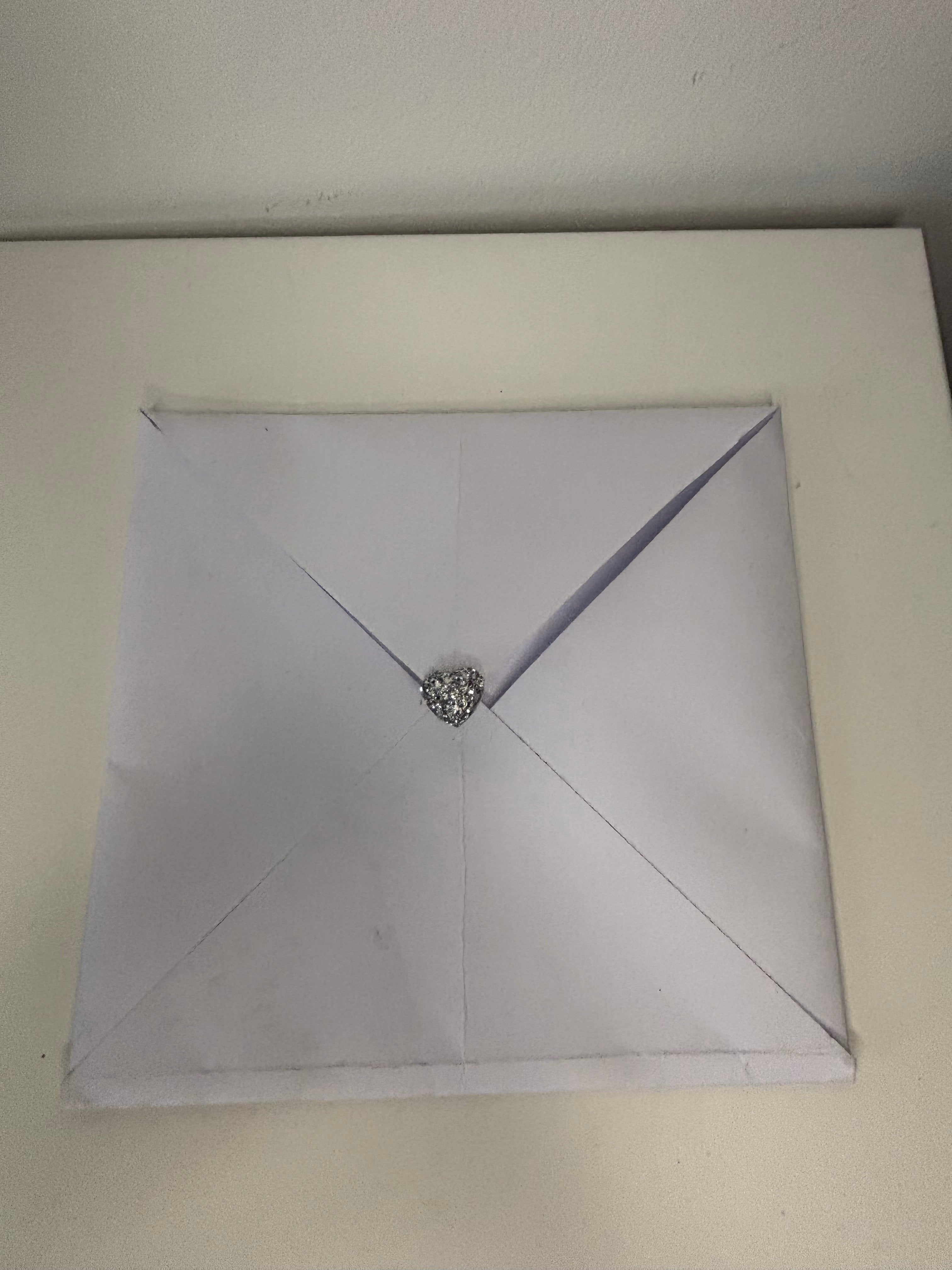 Carte surprise à gratter + enveloppe