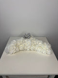 Rose sur socle
