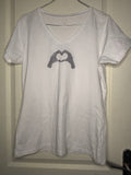 Tee-shirt main coeur
