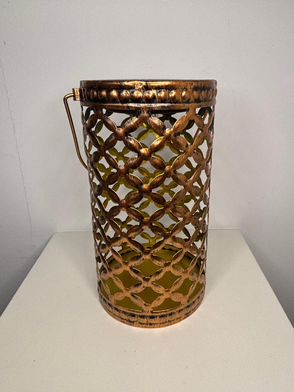 Lanterne quadrillage